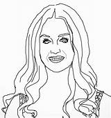 Celebrities Katy Famosa sketch template