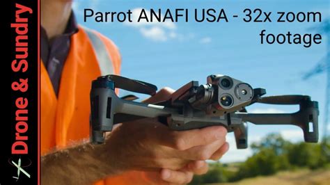 parrot anafi usa  zoom footage youtube