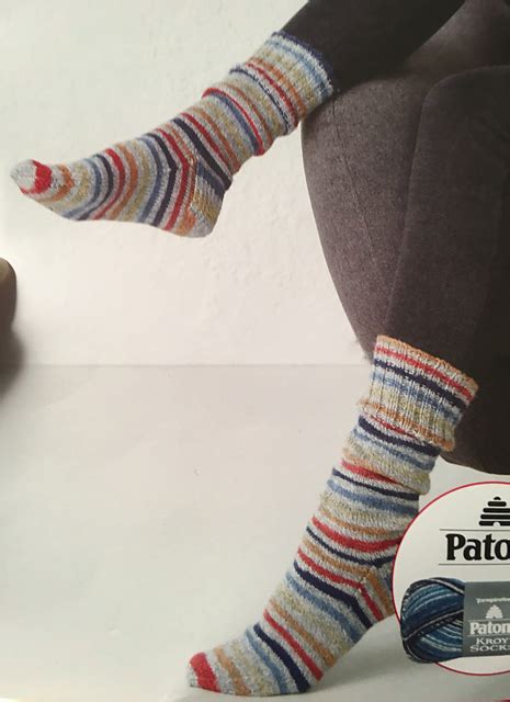 ravelry basic knit socks pattern  patons