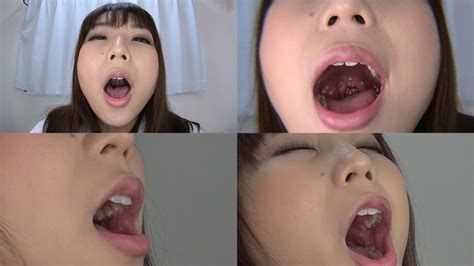 Tsubasa Hachino Closeup Of Japanese Attractive Girl Yawning Yawn02