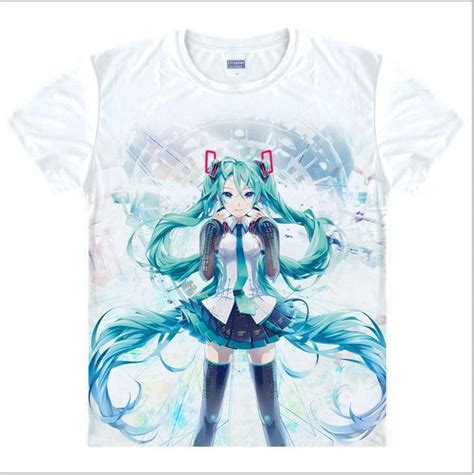 2016 Clothes Hatsune Miku T Shirt Anime Japanese Famous Summer Men S T