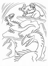 Dinosauri Dinosaurios Ice Age Glaciale Dinossauros Dinosaurier Colorkid Irritados Arrabbiati Coloriage Gelo Despertar Idade Dinozaury Imprimir Cartoni Verärgerter sketch template