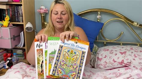 Bbw Adelesexyuk Doing A Quick Advert About Her New Colouring Books