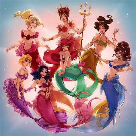 Daughters Of Triton By Cigarscigarettes On Deviantart In 2020 Mermaid