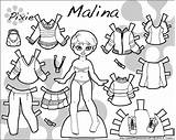 Malina Autumnal Paperthinpersonas Puck sketch template