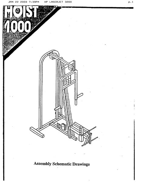 hoist fitness  assembly instructions manual   manualslib