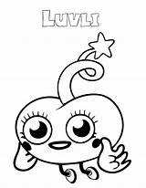 Coloring Moshi Monsters Monster Pages Cute Luvli Printable Cliparts Kids Draw Library Clipart Picturs Print Getdrawings Drawing Popular Coloringhome Favorites sketch template