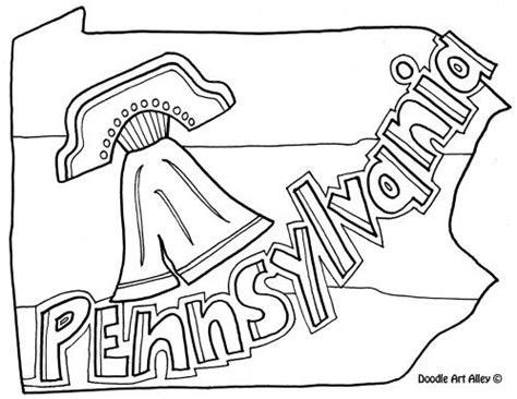 pennsylvaniajpg flag coloring pages coloring pages doodles