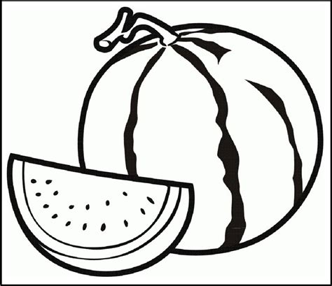 fresh pictures  watermelon coloring sheets coloring pages