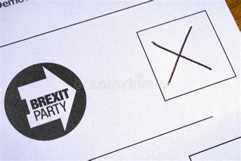 brexit party vote editorial image image  political