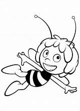 Maya Von Maja Zum Bee Para Colorear Bilder Abeja Biene Coloring Ausmalen Pages Ausdrucken Ausmalbilder Zeichnung Drawing Drucken Bienen Dibujos sketch template