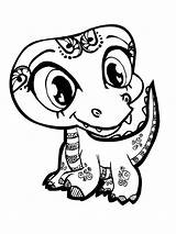 Coloring Pages Baby Animals Cartoon Printable Animal Cute Popular sketch template