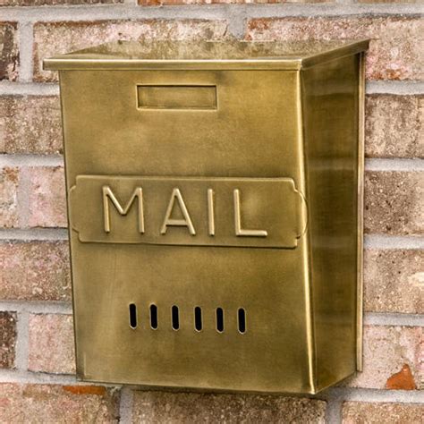 vertical mail wall mount brass mailbox antique brass wall mount mailboxes mailboxes