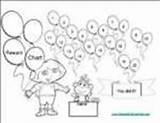 Behaviour Charts Reward Coloring Chart Printable Flower Behavior Rewardcharts4kids sketch template