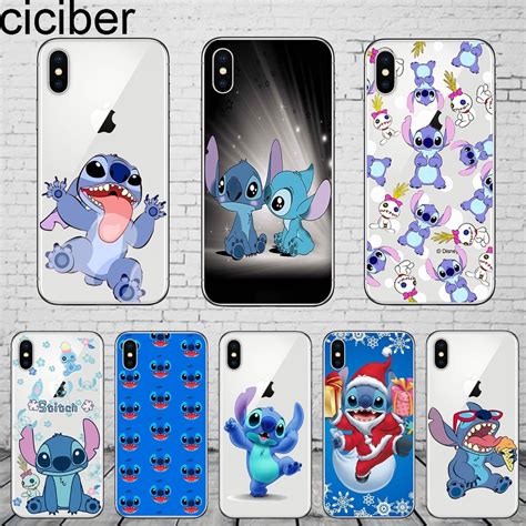 ciciber cartoon lovely stich stitch phone case cover  apple iphone