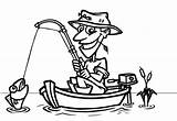 Fisherman Cartoon Clipart Boat Fish Cliparts People Drawing Man Outline Drawings Flickr Cartooning Clipartmag Choose Board sketch template