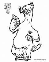 Ice Age Coloring Pages Sid Drift Continental Kids Colouring Sloth Printables Shira Color Mammoth Print Popular Coloringhome Cartoon sketch template