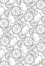 Coloring Pattern Lemon Pages Printable Categories sketch template