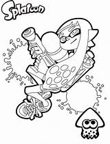 Splatoon Switch Nintendo Inkling Inklings Squid Callie Bestcoloringpagesforkids Thekidsworksheet 1871 Colorier sketch template