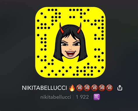 Nikita Bellucci On Twitter Mon Snap 👻