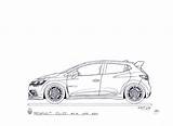 Clio Lineart Bouchet Fabien sketch template