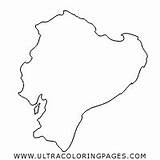 Ecuador Geography sketch template