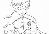 Robin Young Justice Coloring Pages Template sketch template