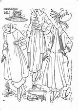 Paper Dolls Choose Board Ventura Fashions 1917 Charles Pattern Book sketch template