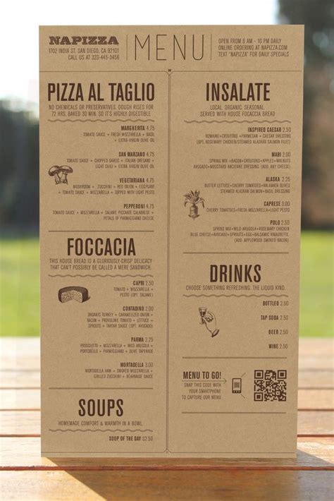 ideas  menu design  pinterest menu layout restaurant