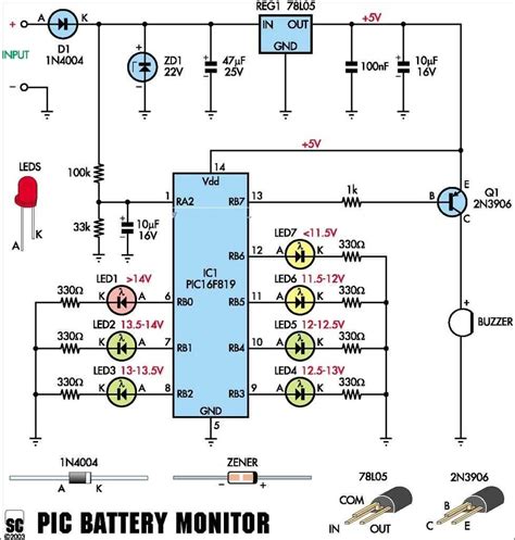 patient monitor circuit diagram
