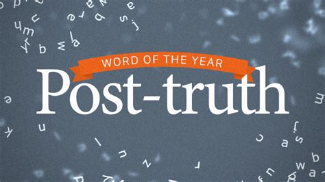 oxford dictionaries names post truth its word of the year