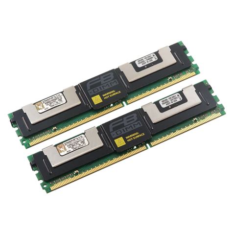 kingston ddr2 ram 2gb kit 2x1gb pc2 5300f ecc 2r gekko