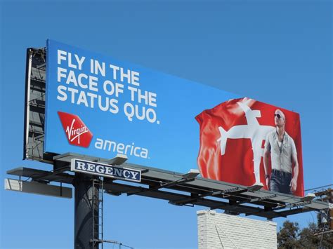 billboards  virgin america airlines   fresh  bright  totally  target