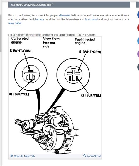 honda accord alternator wiring diagram wiring diagram  schematics