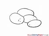 Coloring Pages Potatos Children Sheet Title sketch template