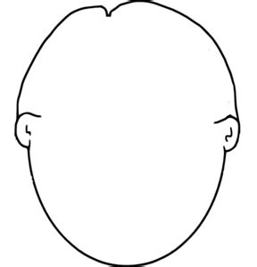 blank face printable template clipart