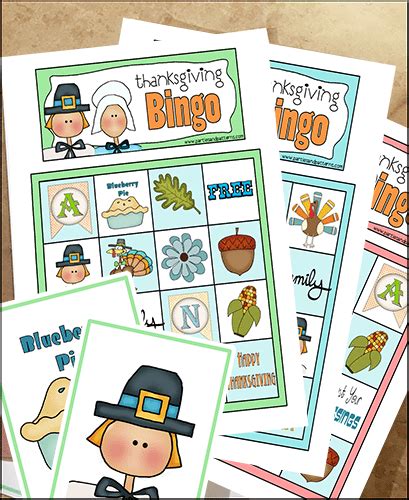 printable bingo thanksgiving parties  patterns