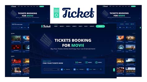 ticket  ticket booking website html template