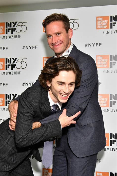 armie hammer and timothée chalamet have crazy chemistry at the call me by your name new york