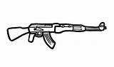 Drawing Ak 47 Gun Draw Rifle Bullet رسم Clipart Store Grocery Clipartbest Drawings Point Paintingvalley Clipartmag sketch template
