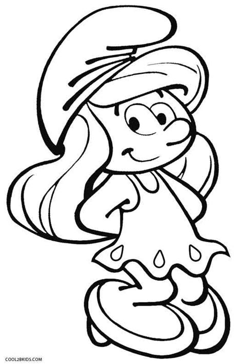 printable smurf coloring pages  kids coolbkids cartoon coloring