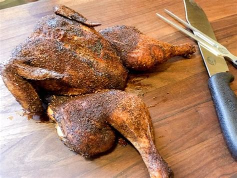 Smoked Spatchcock Chicken Recipe