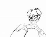 Mazinger Roughs Pose sketch template