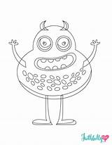 Monster Coloring Cute Pages Printables Faithfullyfree sketch template