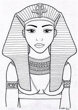 Egypt Hatshepsut Cleopatra Ancient Coloriage Crafts Egitto Explore Cleopatre Sketchite Antica Bastet Egipto Egiziana Antico sketch template