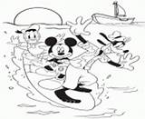 Coloring Pages Mickey Surfing Friends Mouse 3dfc Disney Printable Online Color Info Print sketch template