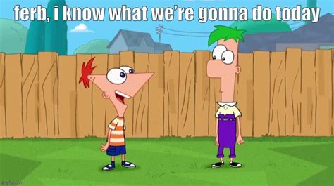 ferb     gonna  today imgflip