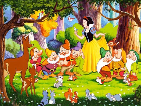 snow white and the seven dwarfs disney wallpapers wallpaper cave