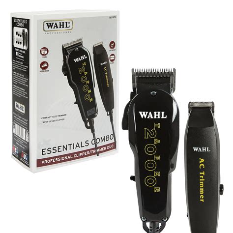 wahl professional essentials combo  features  taper
