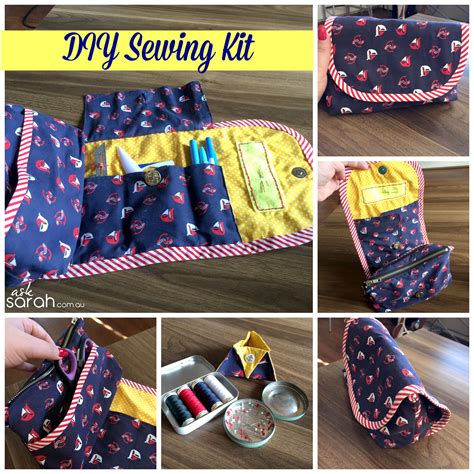 sew diy portable sewing kitcaddyorganizer sort   tutorial  link   base pattern
